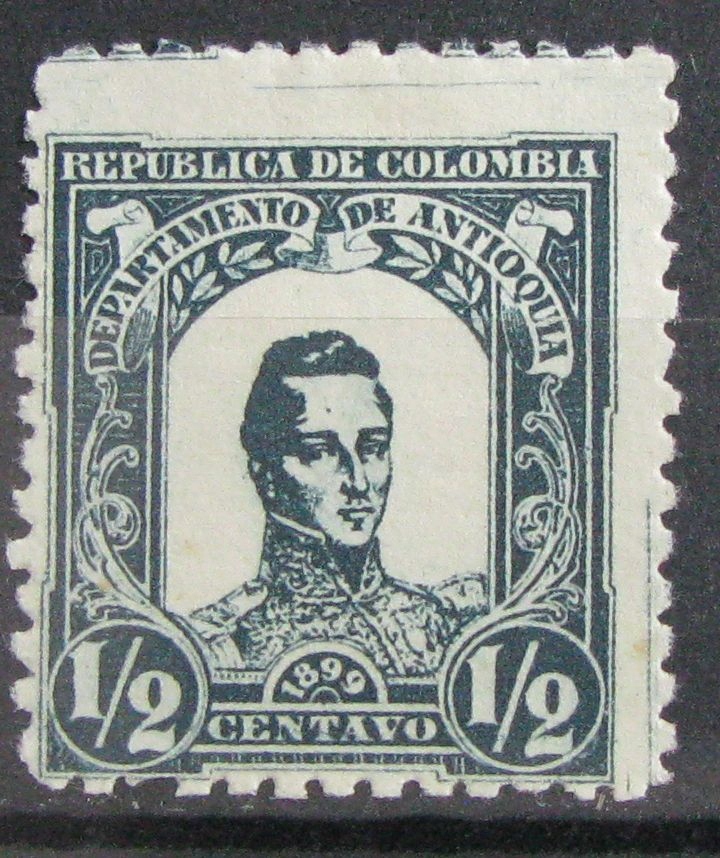 KOLUMBIA - znaczek czysty (*) - bez kleju