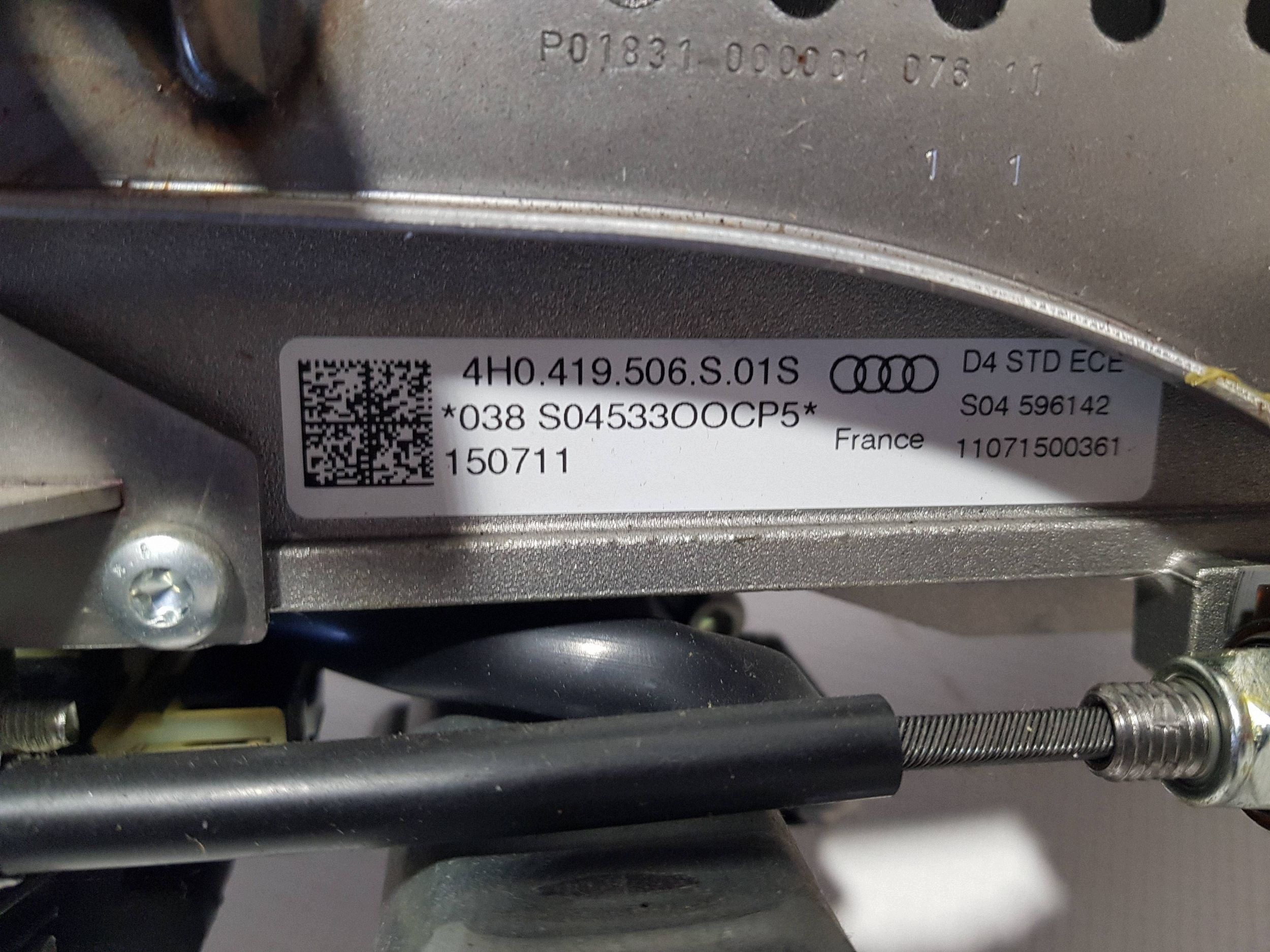 steering wheel rod 4H0419506S AUDI A8 D4