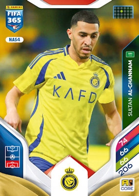 2026 Panini Adrenalyn XL Fifa 365 NAS4 Sultan Al-Ghannam