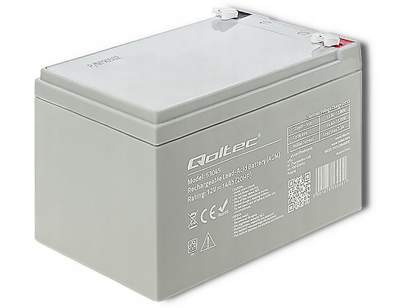 

Akumulator Qoltec 53045 14Ah 12V