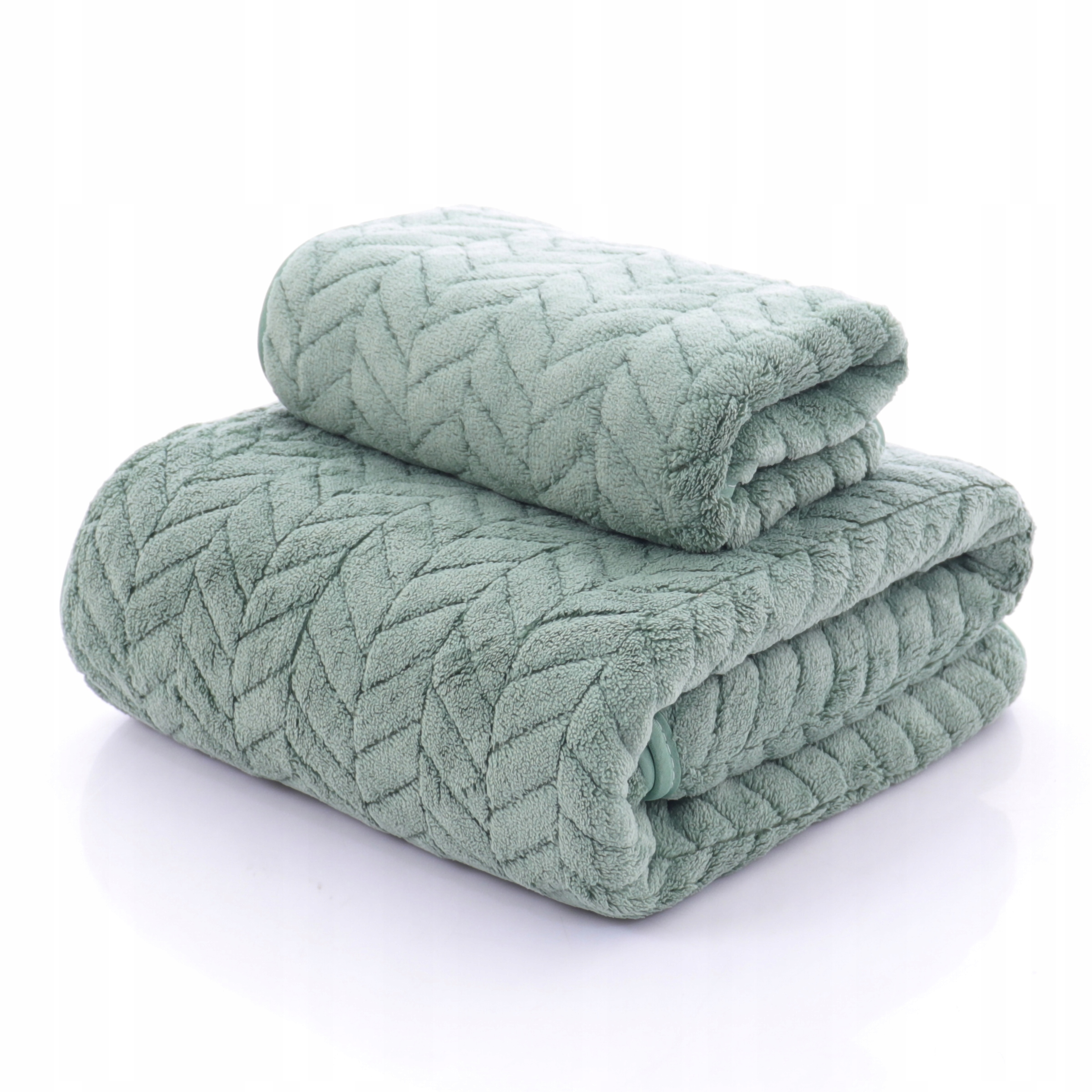 

Komplet 2x Ręczników Z Mikrofibry M06 Miętowy