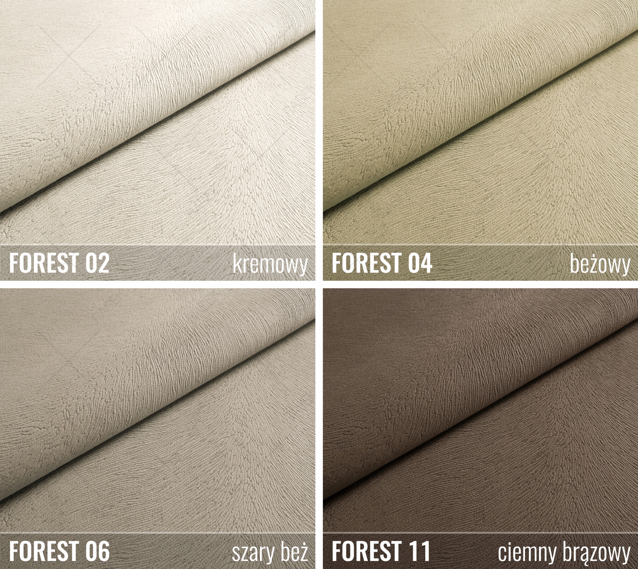 ! TKANINA OBICIOWA forest jungle SOFT WELUR Marka Inna