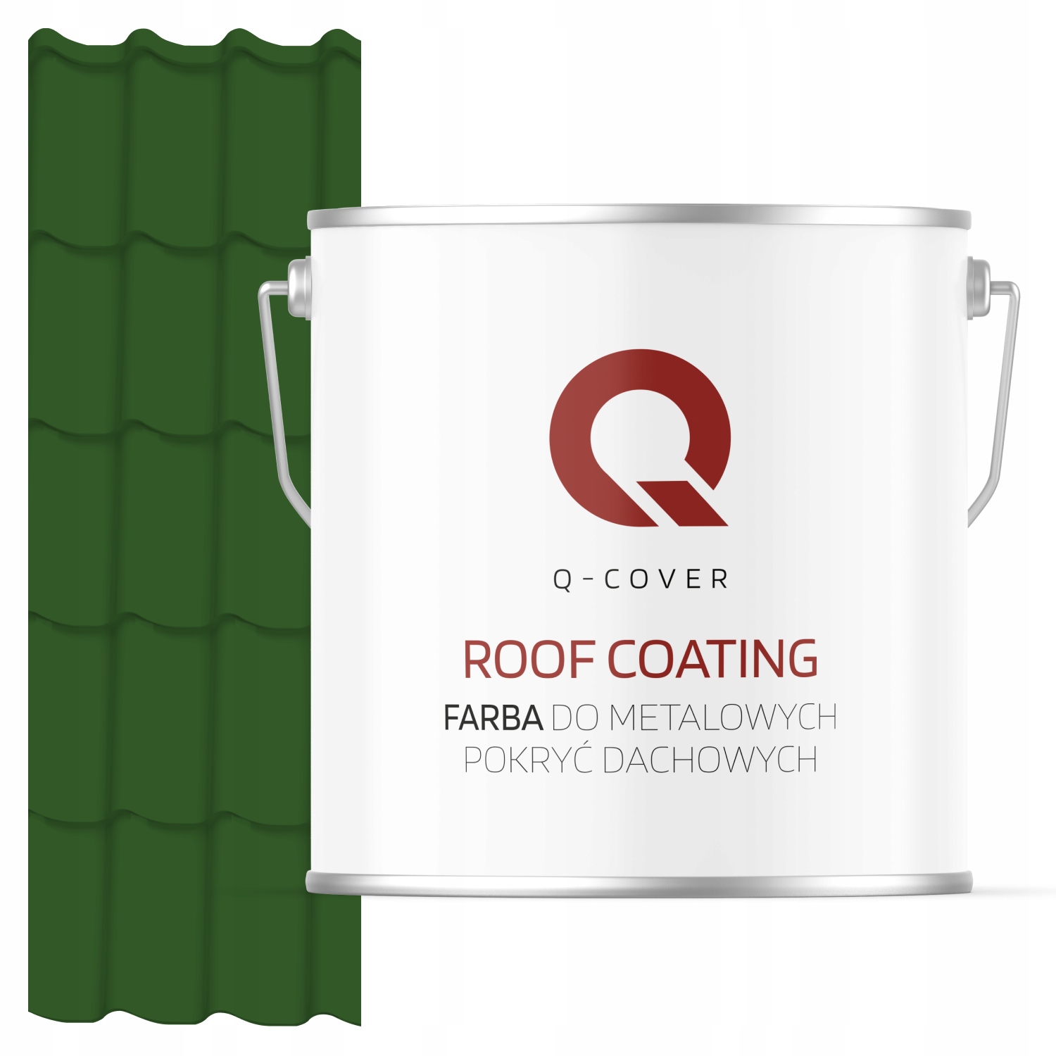 Farba Na Kovové Strechy Plechov Oceľ Zelená Listnatá Ral 6002 5 L Mat