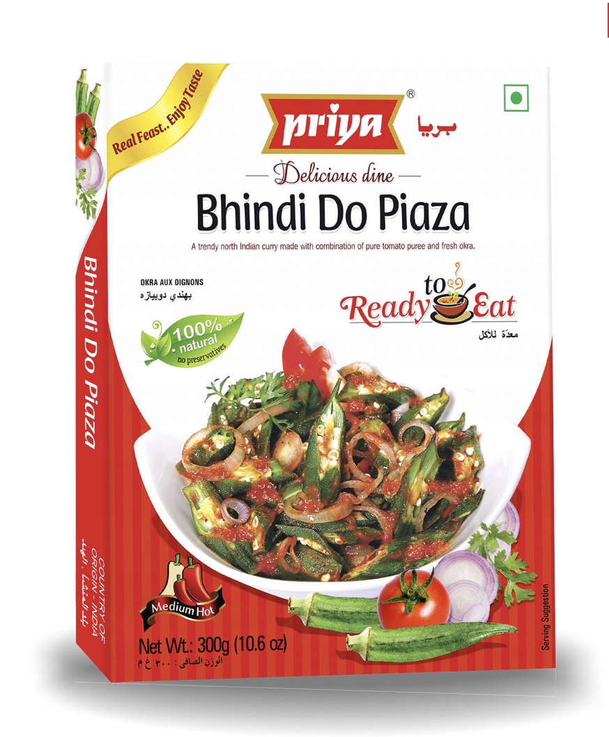 Levně Priya Bhindi Do Piaza hotové jídlo okra