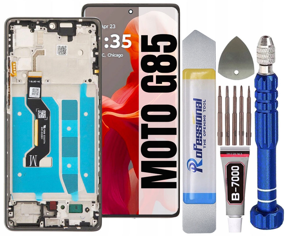 Displej Pro Motorola Moto G85 XT2427 Incell LCD Displej Rámeček Grey