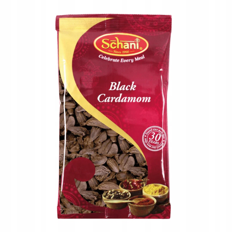 Kardamon czarny cały Black Cardamom Schani 1 kg