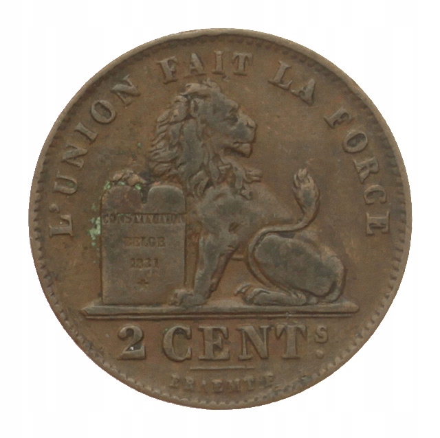 [M11089] Belgia 2 cent 1909