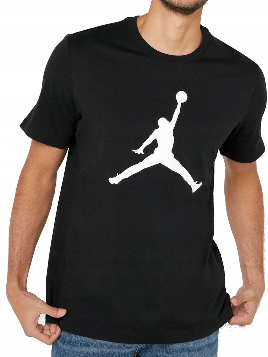 Tričko pánské Nike Jordan Jumpman CJ0921-011 tričko s logem černá bavlnaXS