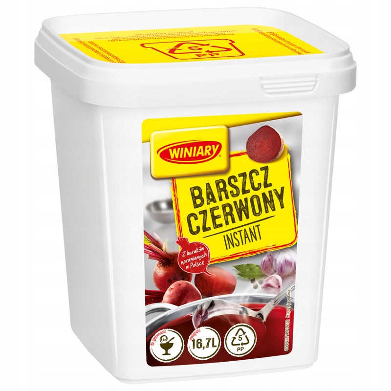 Winiary Barszcz czerwony instant wiaderko 1kg