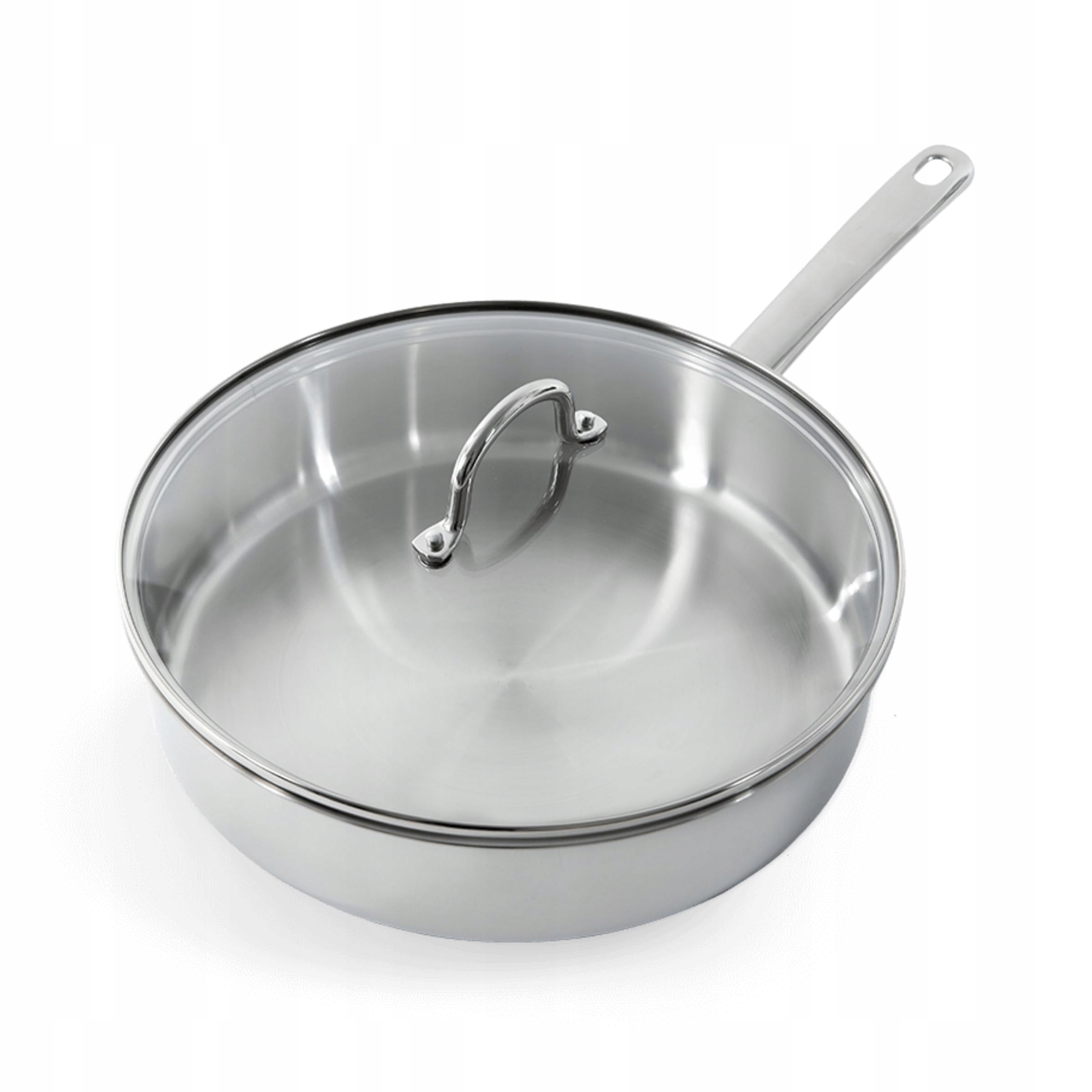 Bk Panvica na dusenie z ocele 28 cm, indukčná, leštená