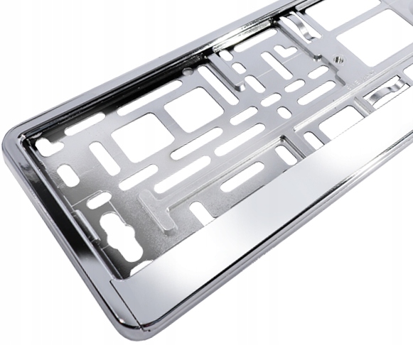 RAMKI POD TABLICE REJESTRACYJNA CHROM ZESTAW 2 SZT Producent inny