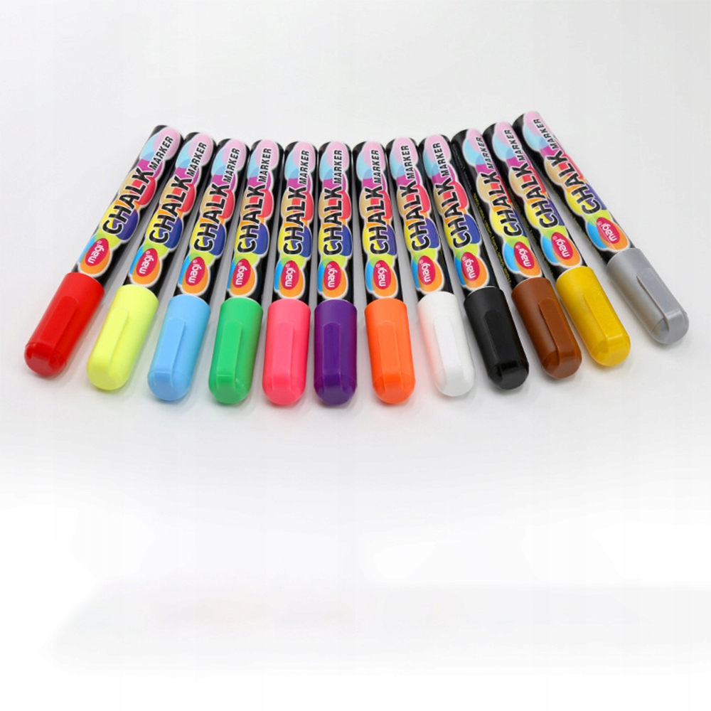 KOLOROWYCH MARKERÓW PŁYNNE MARKERY KREDOWE 12kolor EAN (GTIN) 191491105036