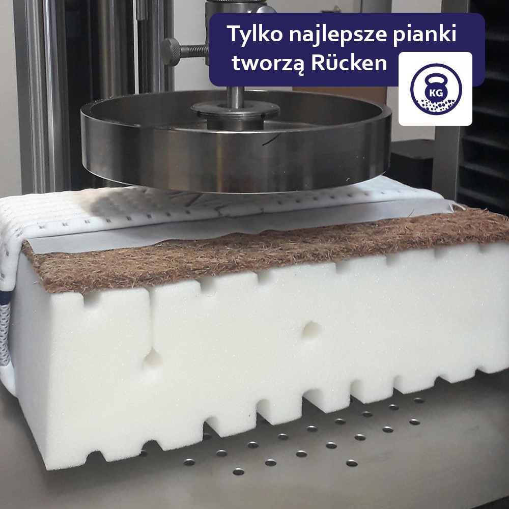 Rucken Materac dla dziecka PIANKA-KOKOS Rücken Nat Długość 0 cm