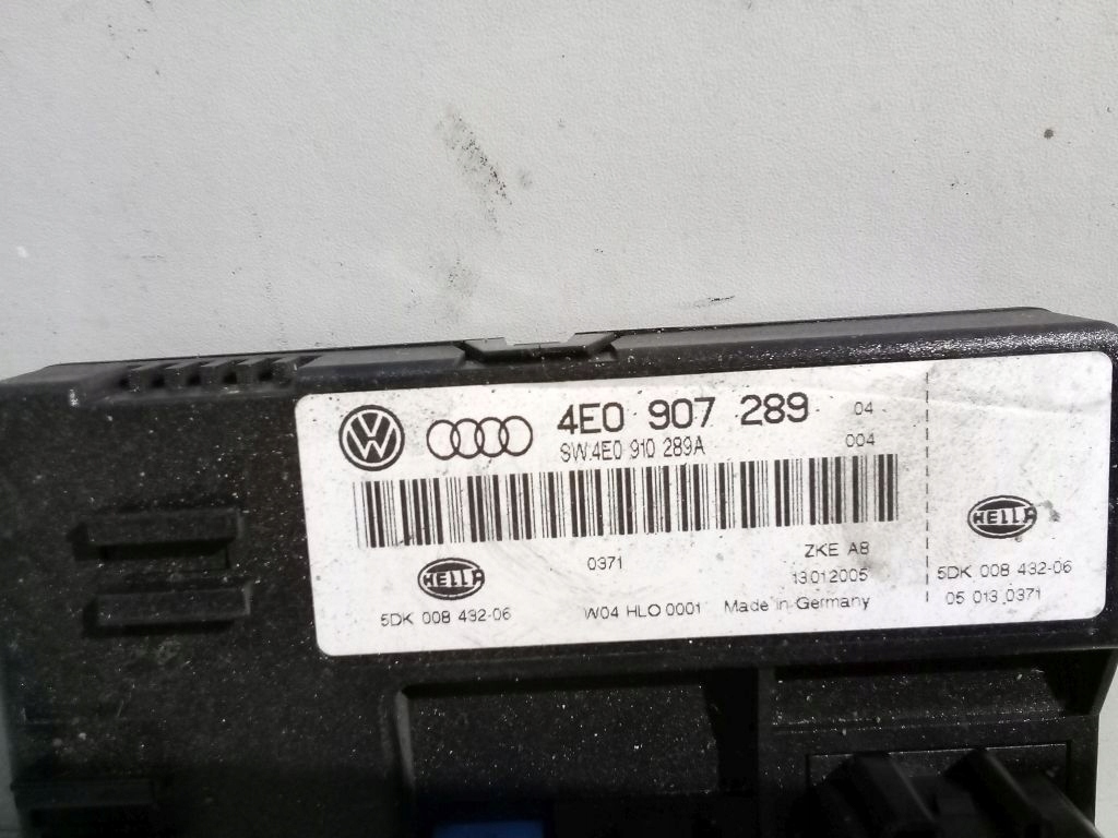 Audi A8 D3 Centralina comfort 4E0907289