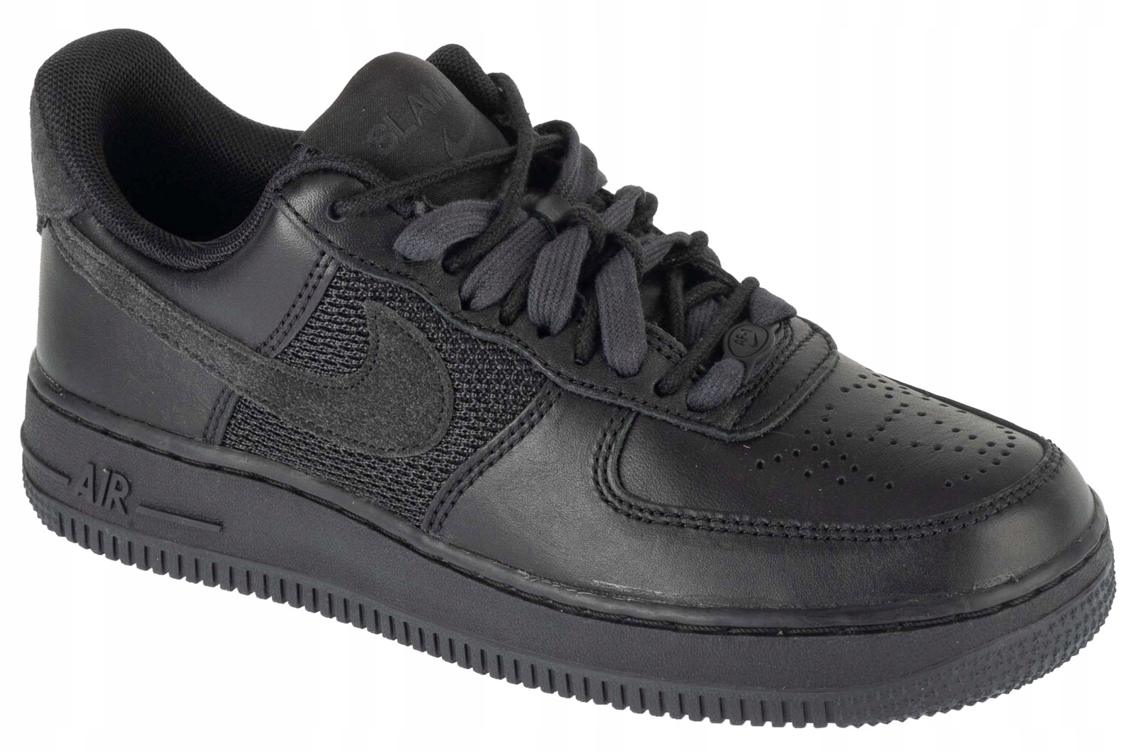 Nike Air Force 1 Low X Slam Jam [37,5] Pánské kožené tenisky černé