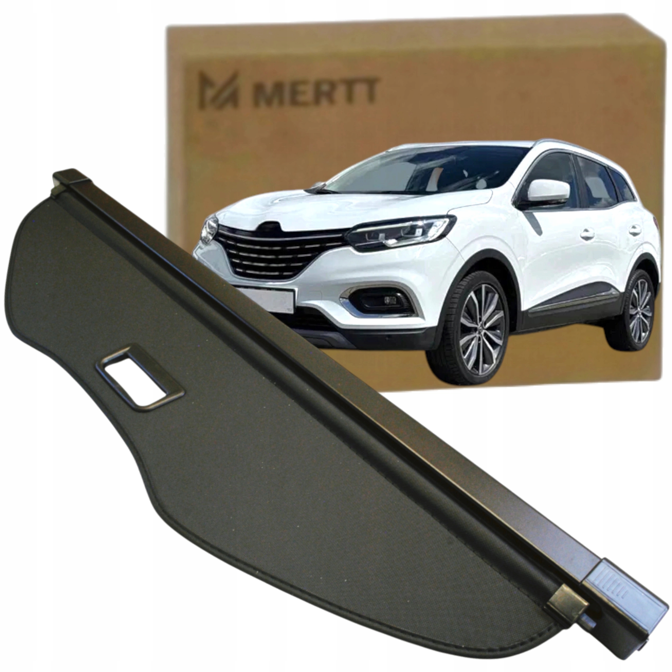 Roleta Zadního Kufru Renault Kadjar 2015-2022 černá barva