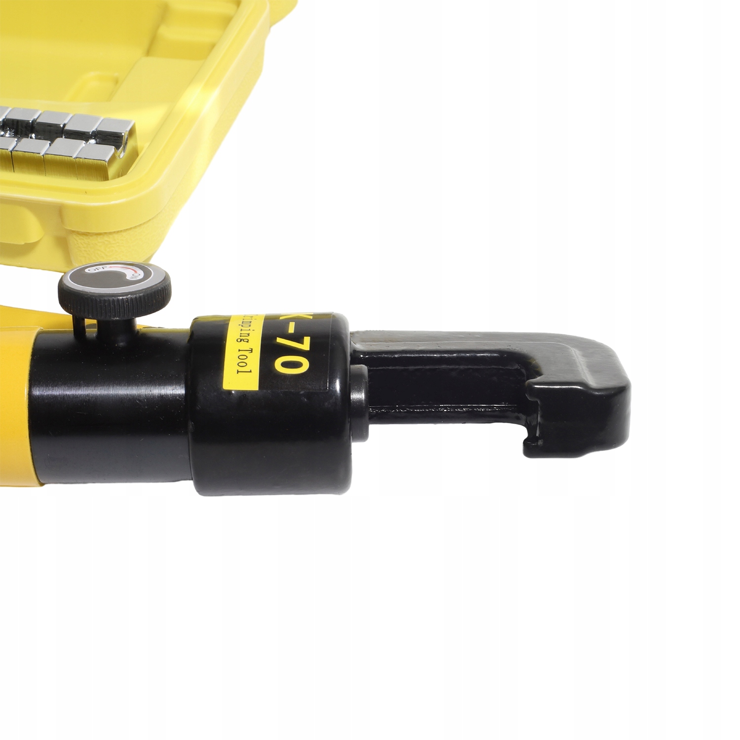 ZACISKARKA PRASKA HYDRAULICZNA KABLI RĘCZNA SZCZYPCE ZACISKANIA 4-70 MM2 Model ZACISKARKA PRASKA HYDRAULICZNA 4-70MM2