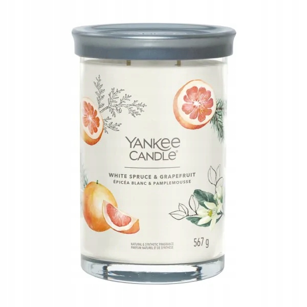 Vonná svíčka sójová White Spruce & Grapefruit Yankee Candle 1 ks