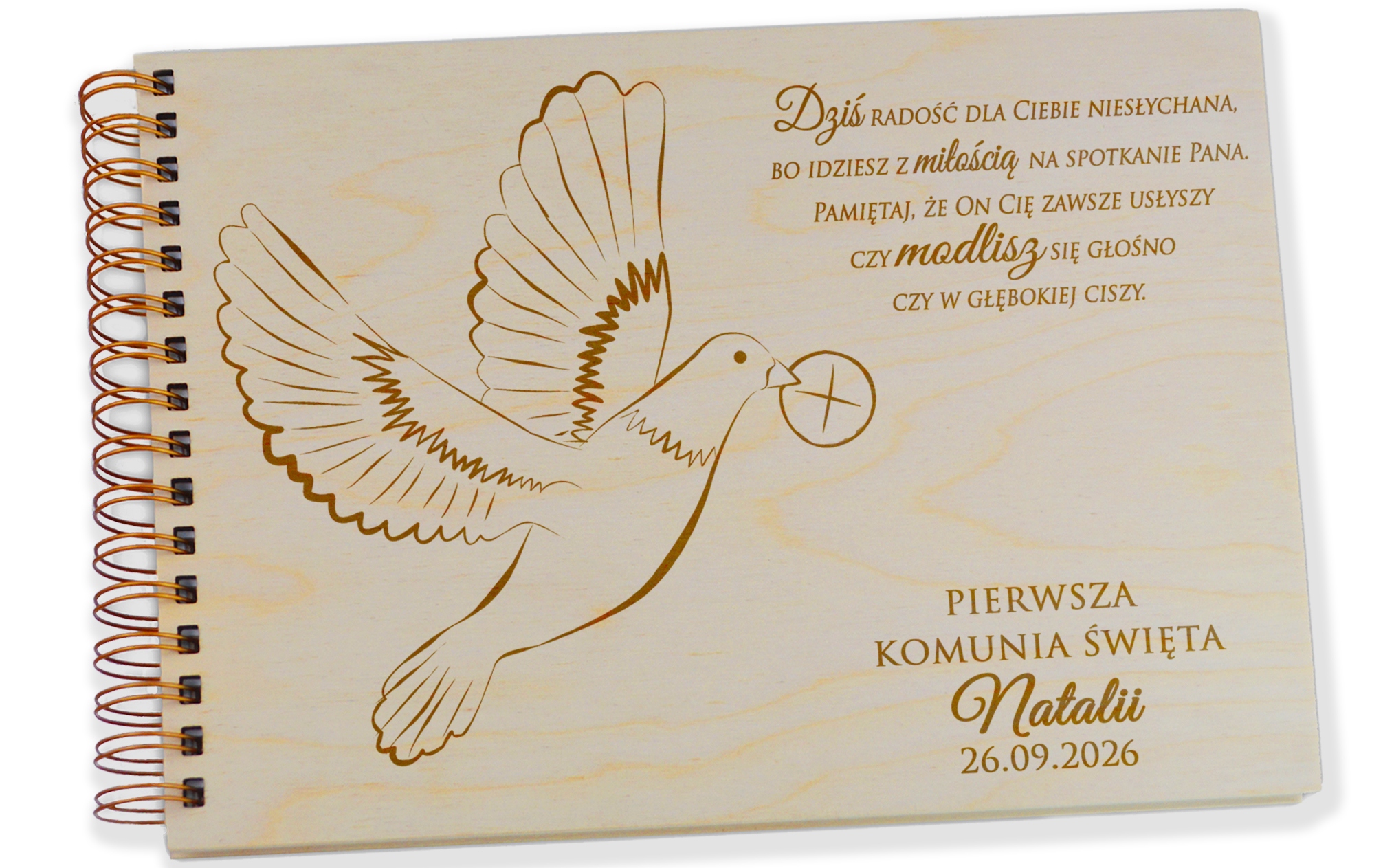 Album z grawerem – idealny prezent komunijny od rodziny lub chrzestnych