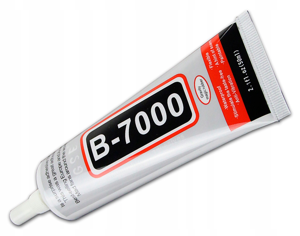 Klej montażowy B-7000 50ml do ramek wyświetlaczy dotykowych itp. LCD trans.