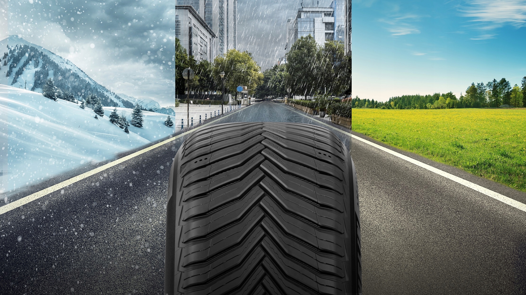 4x MICHELIN 235/55R19 101V CrossClimate 2 SUV FR całoroczne Szerokość opony 235 mm