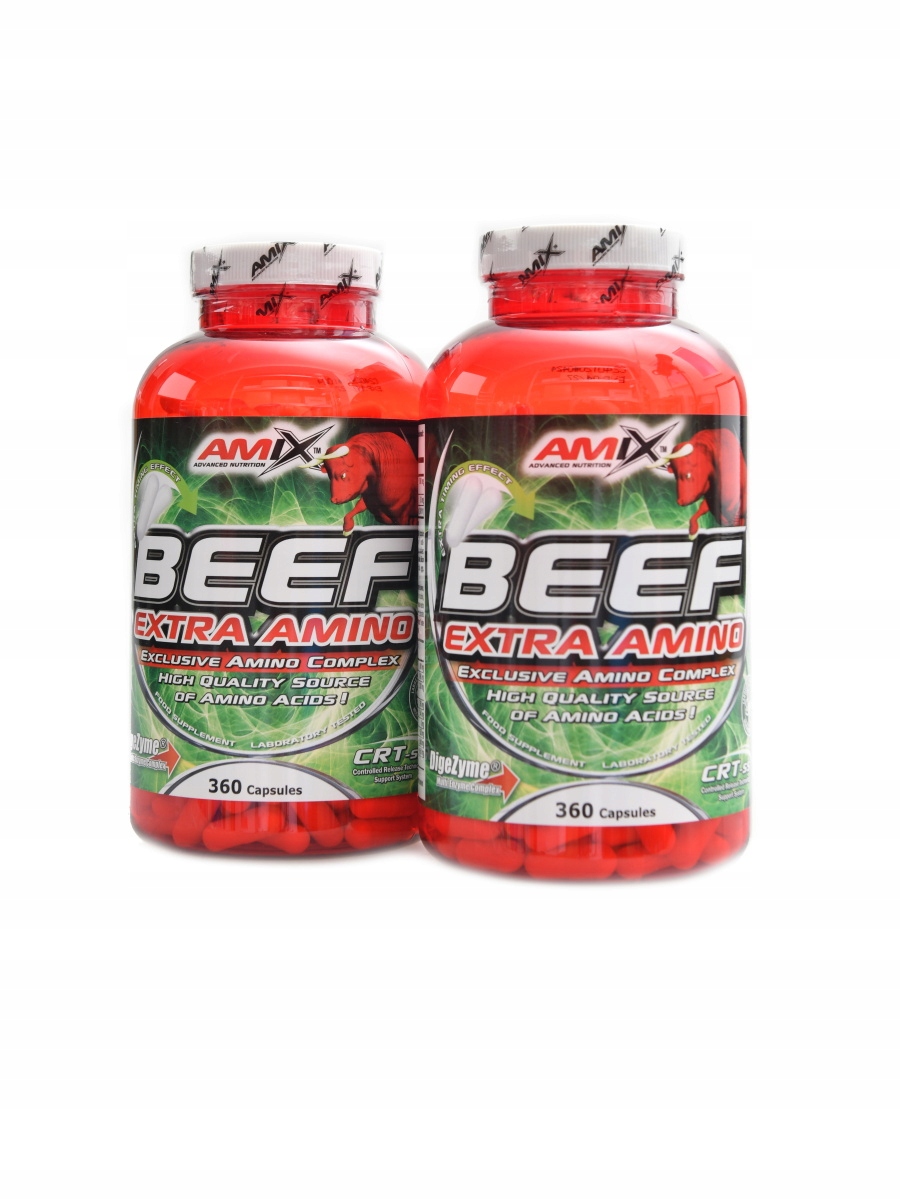 Amix Beef extra amino 2 x 360 kapslí Duopack