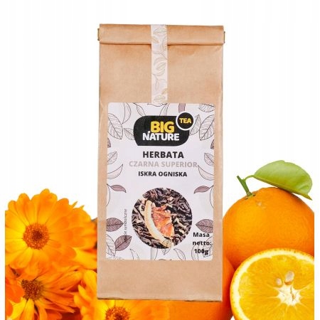 Herbata czarna SUPERIOR ISKRA OGNISKA 100g - BIG NATURE — 3