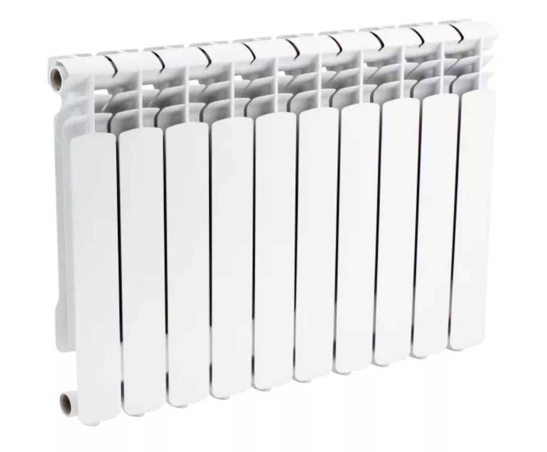 Hliníkový radiátor Idmar 1030 W biely 750 x 574 x 75 mm, bočné pripojenie