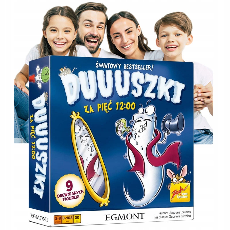 Dziecięca Planszówka Gra dla Famili Odlotowa Rozgrywka Duuuszki Za pięć 12