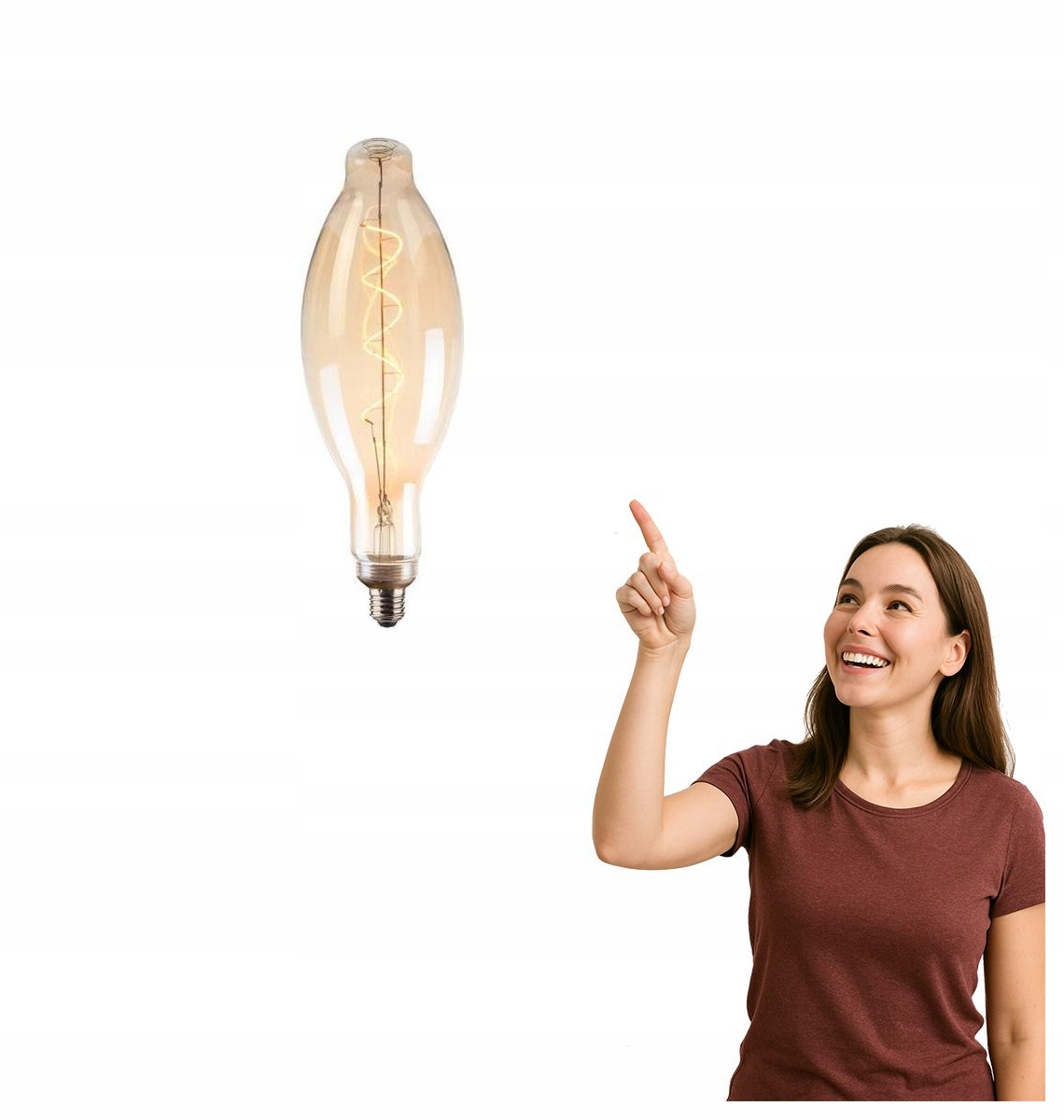 Led žárovka Soft Mercury Jantarová Markslojd E27 4W