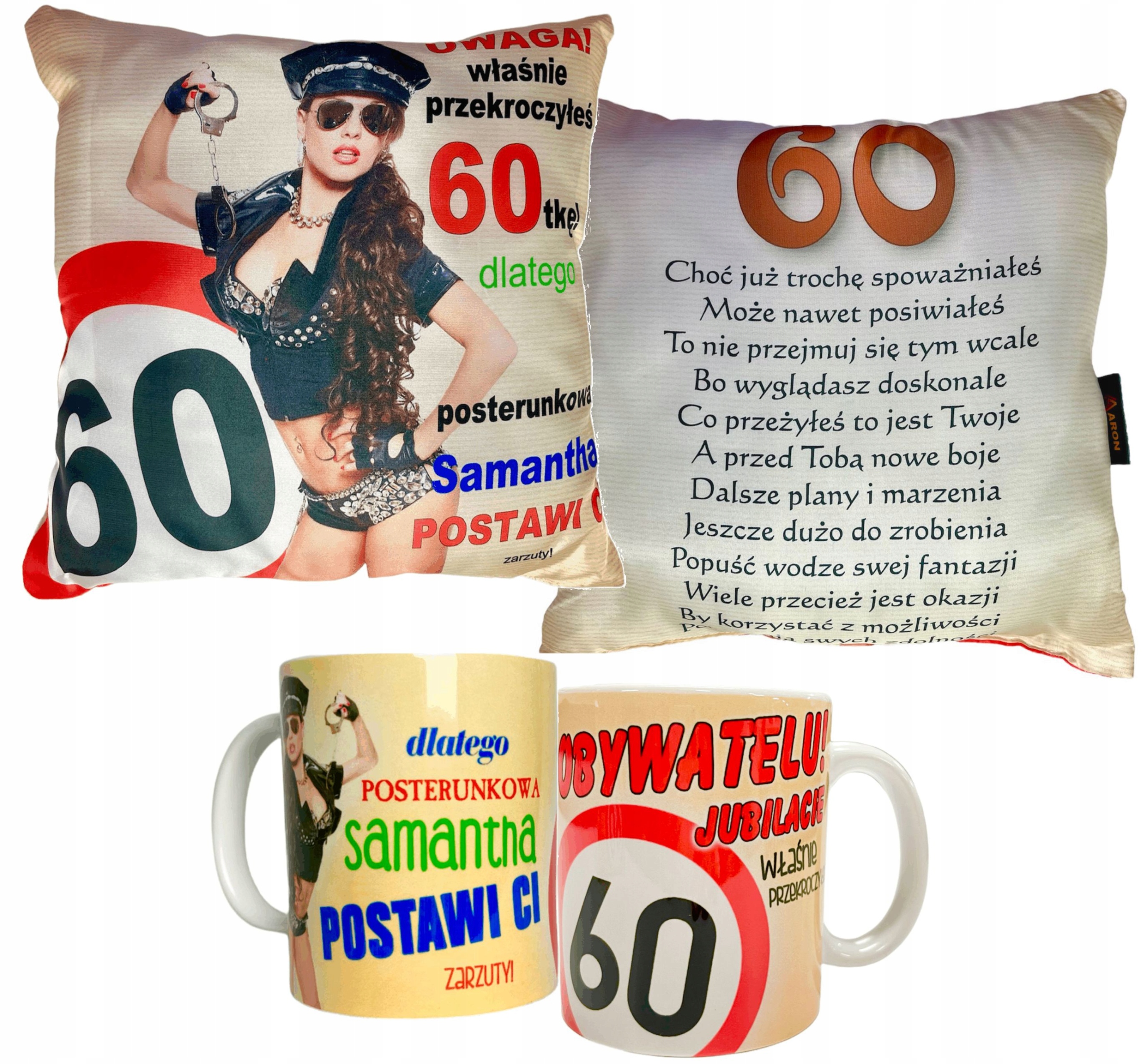 

Poduszka I Kubek na Urodziny 18 30 40 50 60