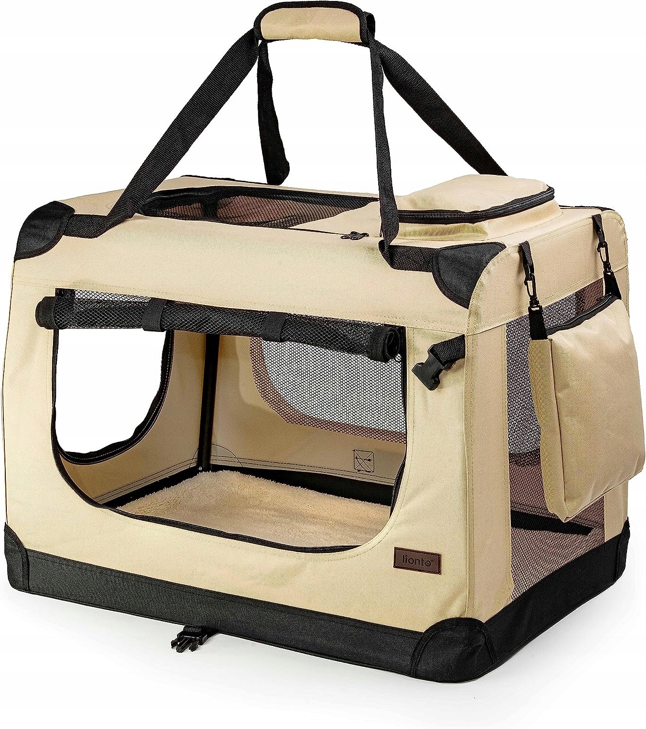 Levně Přepravka Pro psa XXL 90x61x65 Béžová