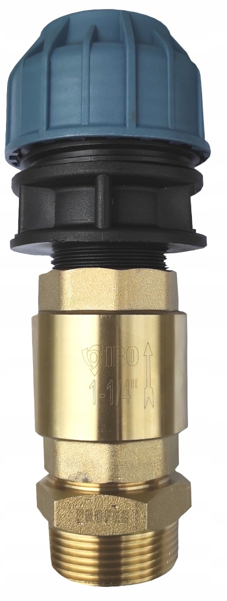 Przyłącze pompy głębinowej PE40 1 1/2" z zaworem zwrotnym
