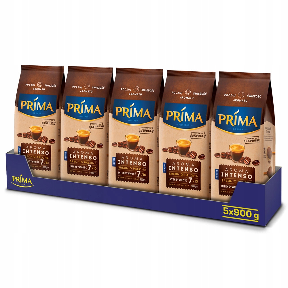 Kawa ziarnista Prima Aroma Intenso 5x 900g