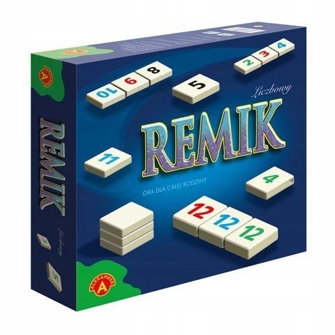 

Remik liczbowy. Gra. Pudełko