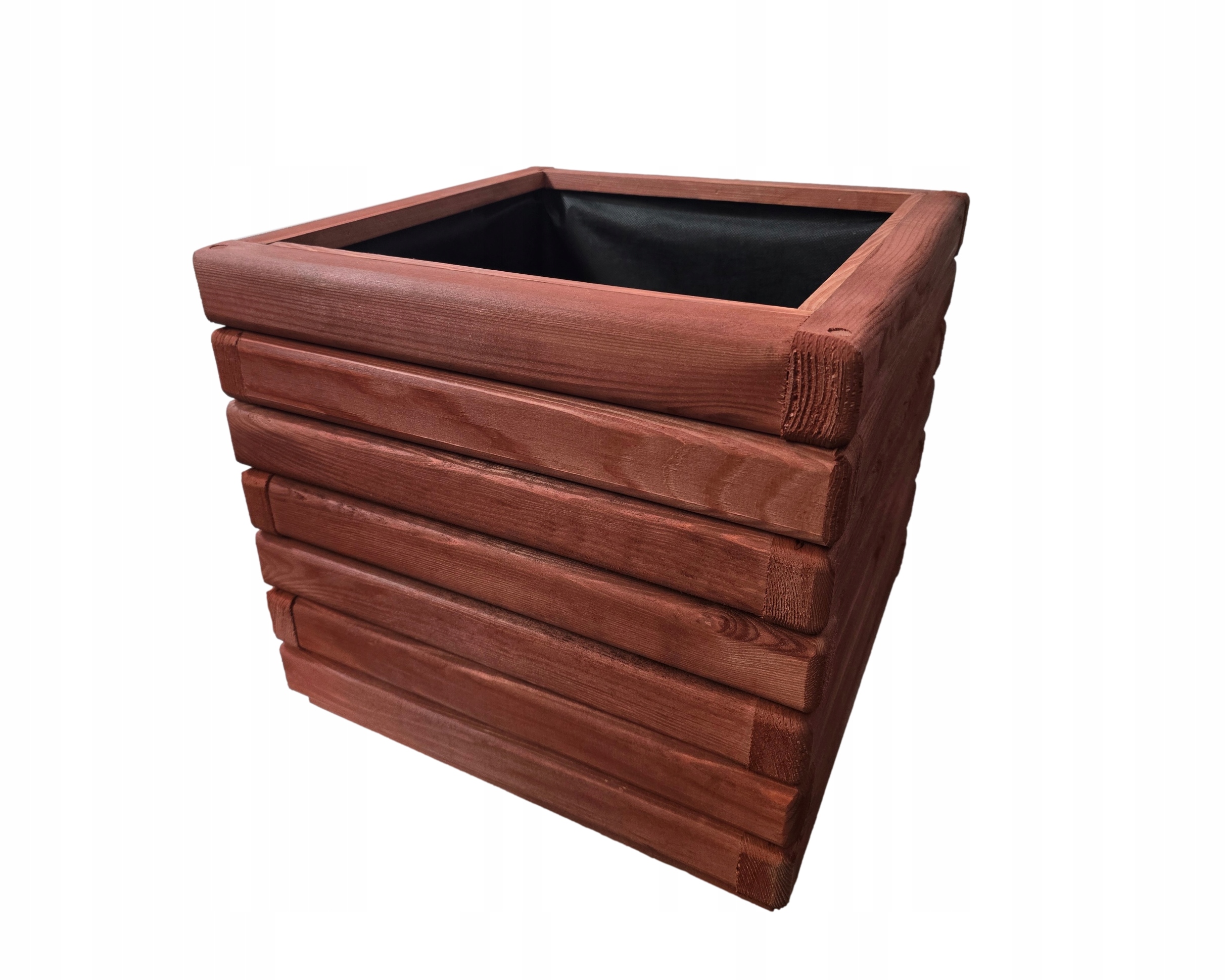 Drewniana Donica Ogrodowa 40/40/40 Red Sosnowa Impregnowana 40x40x40cm