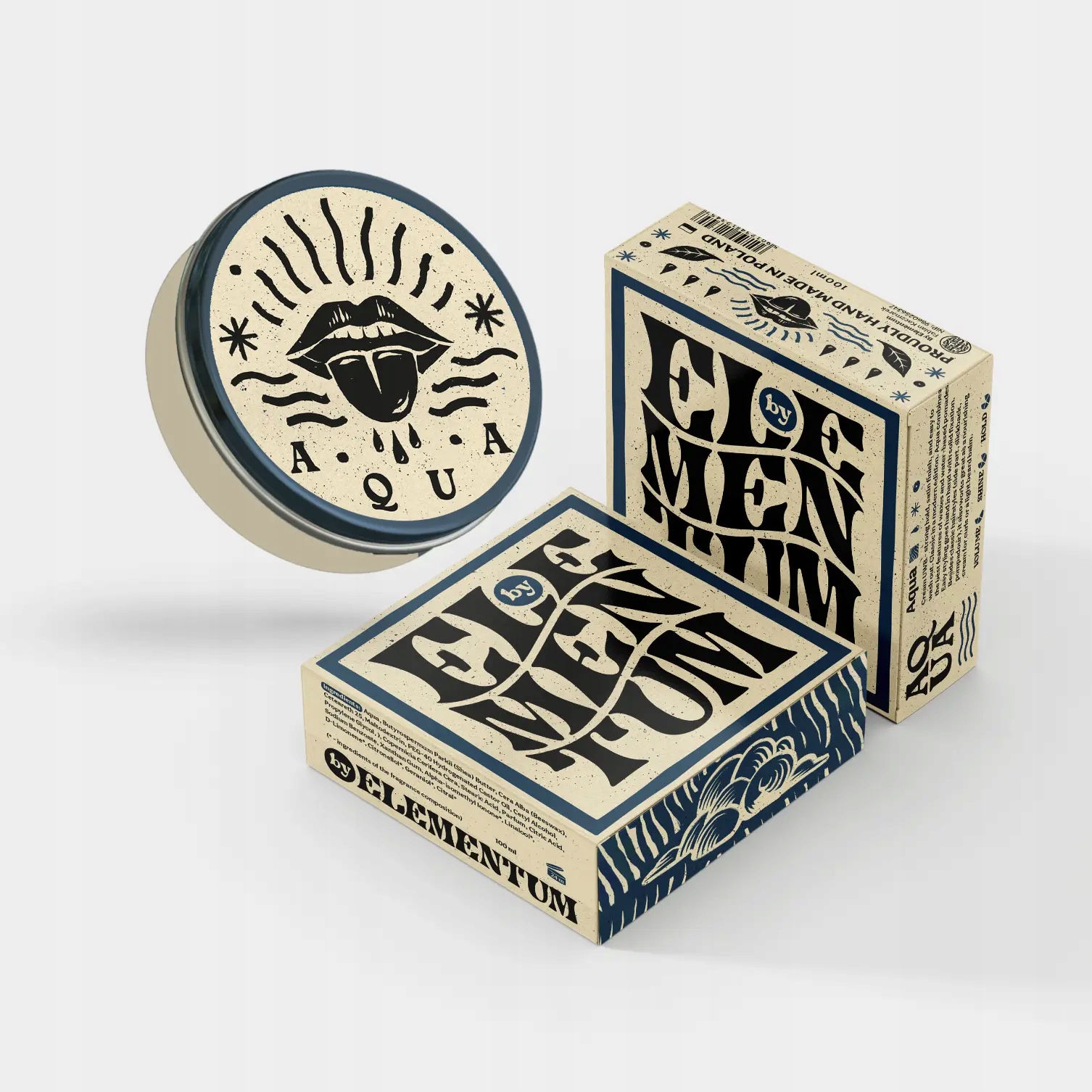 By Elementum Aqua Uwb Kremowa Pomada Do Włosów 100ml