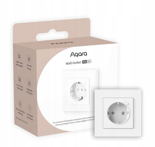 Aqara Smart Home Podomietková zásuvka H2 Eu WP-P01D