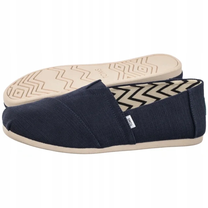 Pánské boty Espadrilky Toms Alpargata Classic Navy 10020787 Tmavě modré
