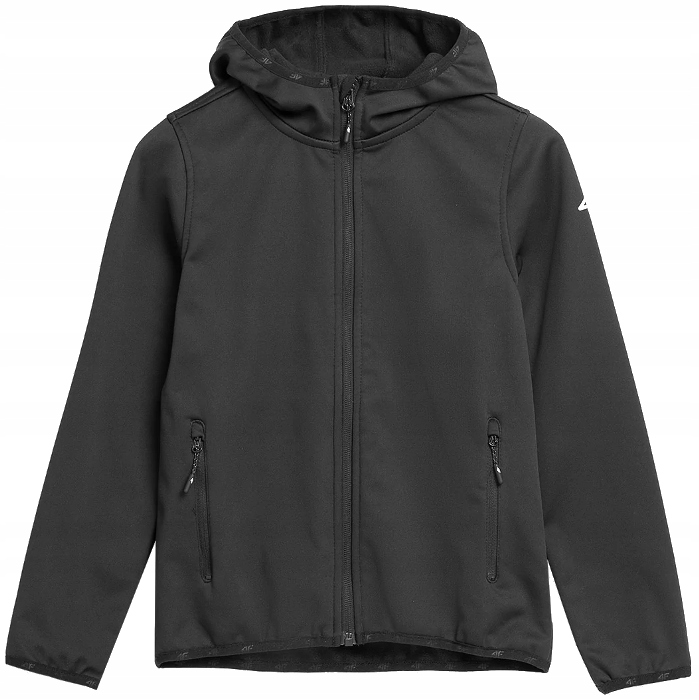 4F Kurtka Softshell Chłopięcy JSFM001 czarny r. 128 membrana 5000