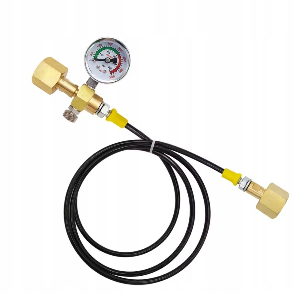 Wąż Przewód Hp 120cm 2xW21,8 Do Napełniania Przetaczania Między Butlami CO2