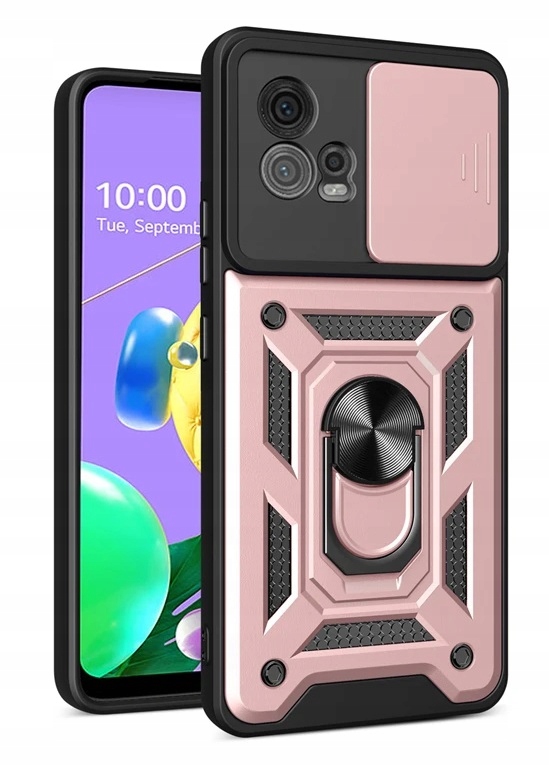 PANCERNE ETUI SLIDE do MOTOROLA MOTO G72 +SZKŁO 9H Kolor inny