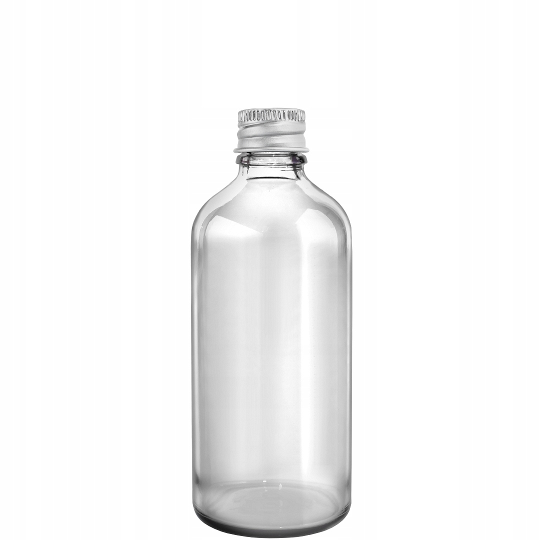 

Butelka Szklana 100ml Bezbarwna Z Nakrętką Alumini
