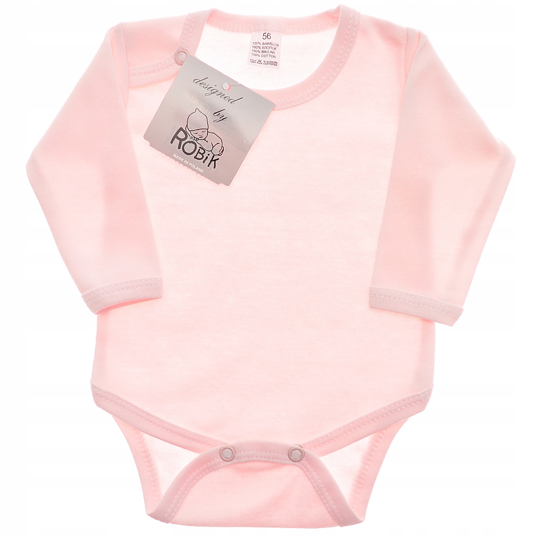 

Pudrowy róż Body długi rękaw r.92 Robik