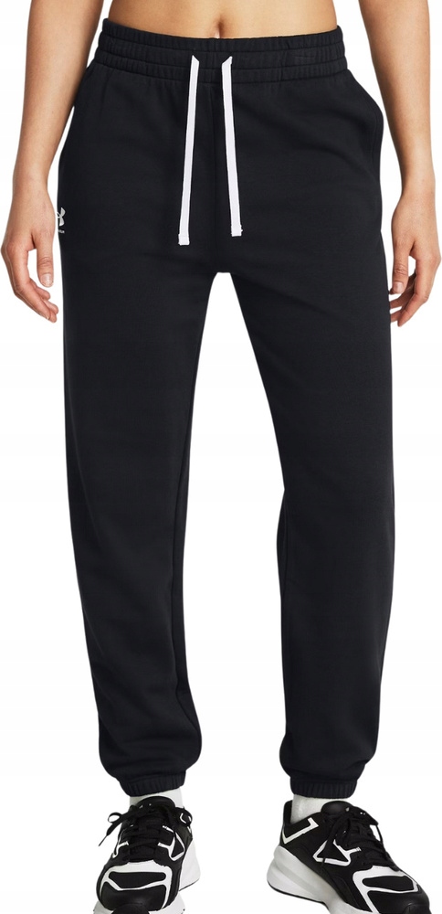 Dámské Kalhoty Under Armour Rival Terry Jogger Černé 1382735 002 r L
