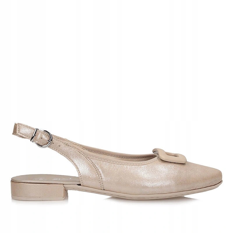 Dámské lodičky Rieker 43150-60 béžové s volnou patou