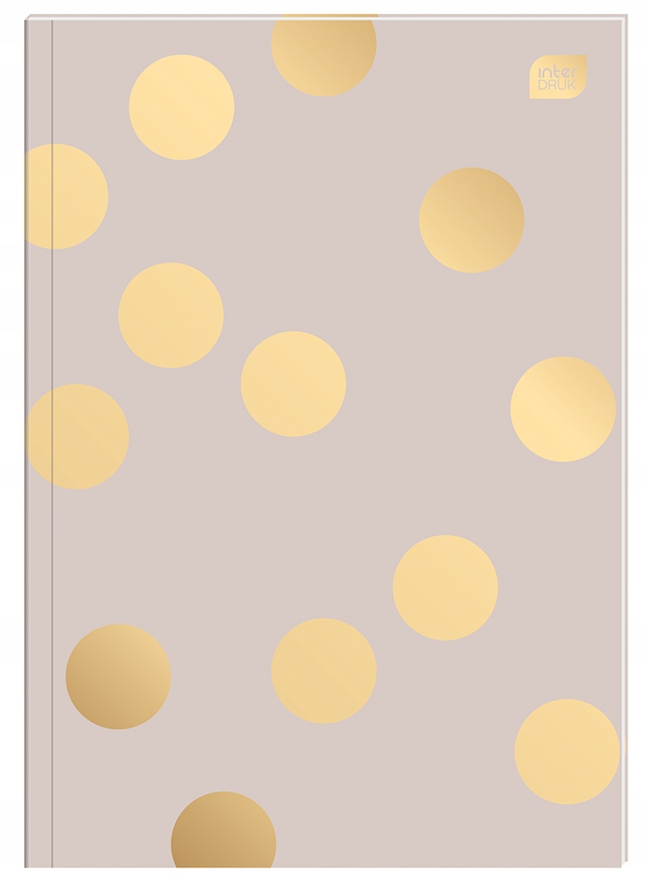 Brulion B5/160# PT Interdruk 70g Satin Gold Marka Interdruk