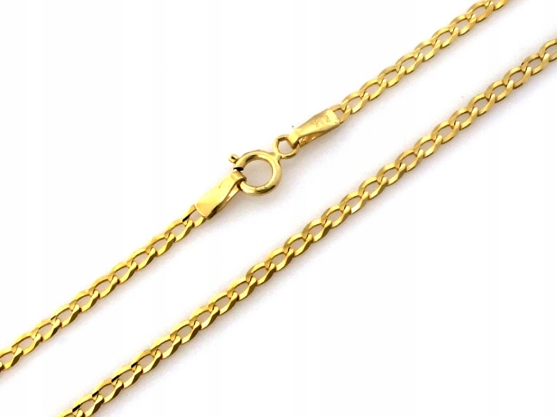 Zlatý řetízek s pancířem je ideální pro svaté přijímání 2.1 mm r45 a je ideální jako dárek