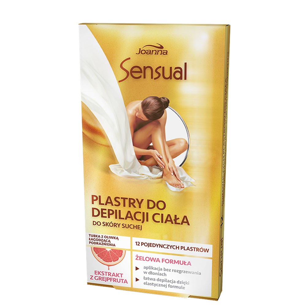 

Joanna Sensual Plastry do depilacji ciała Grejpfru