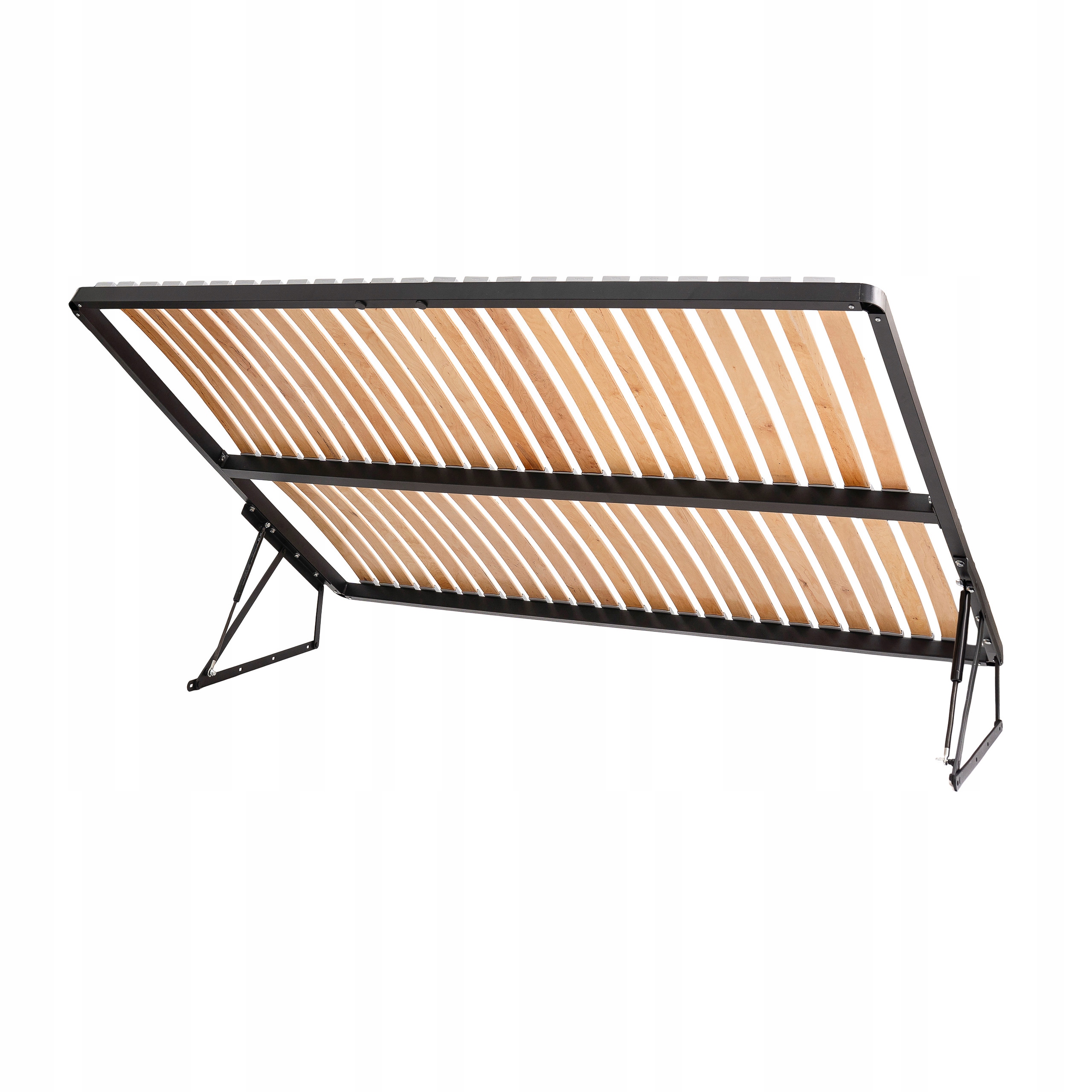 STELAŻ DO ŁÓŻKA 180X200 PODNOSZONY OD BOKU GĘSTY 48 LISTEW METALOWY BOCZNY